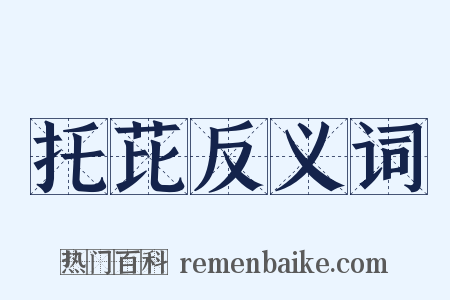 托芘反义词是什么意思的图片